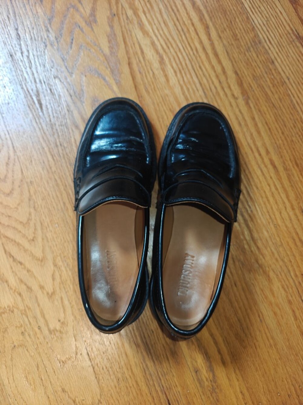 Black Thursday Boot Co Lug Sole Penny Loafer